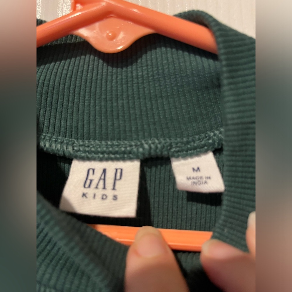 Girls size M Hunter Green dress from Gap - Picture 5 of 8